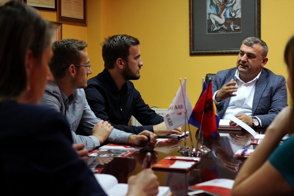 The Union leadership of students of the Republic of Kosovo visited AAB ...