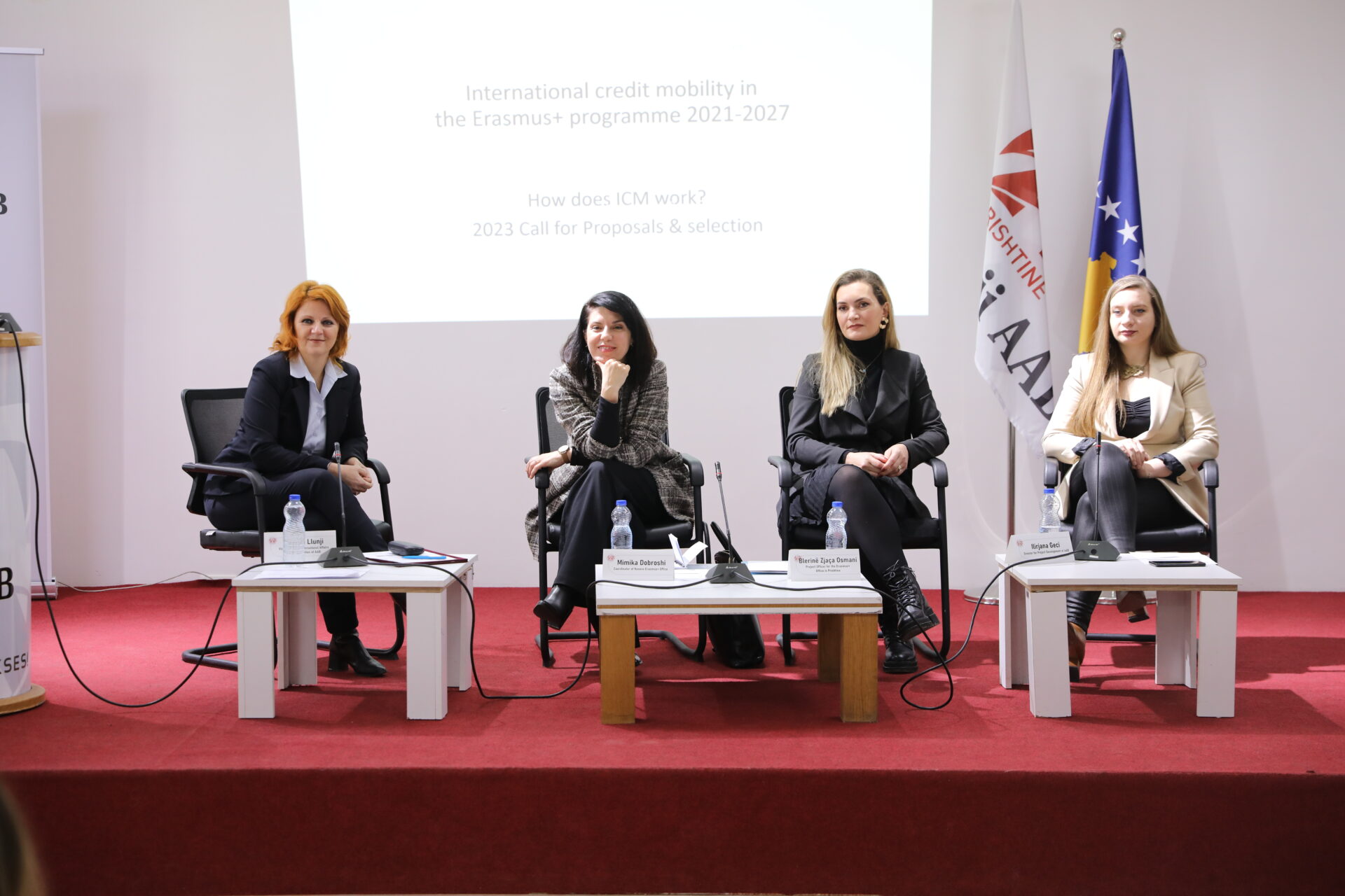The Erasmus+ office in Kosovo holds two information sessions at the AAB College