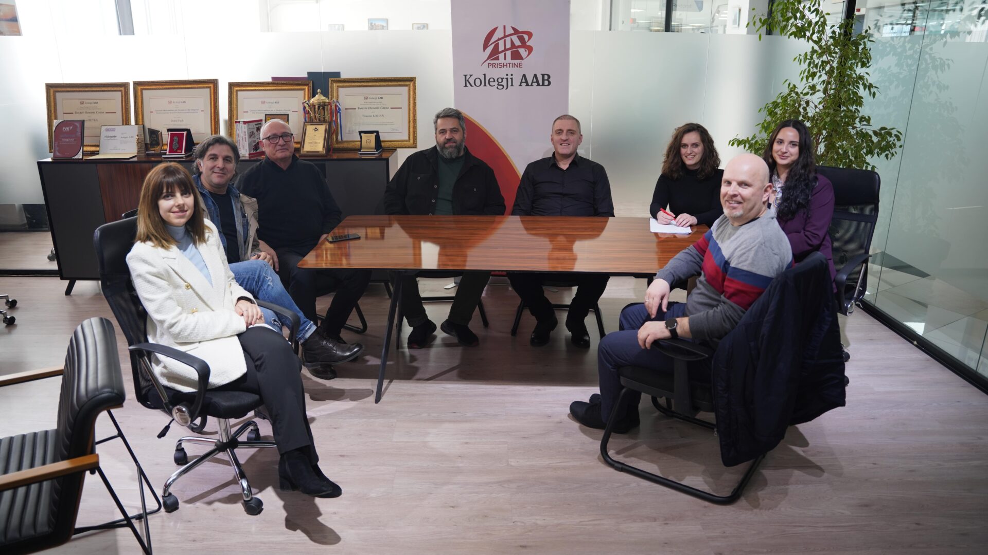 AAB College welcomed the leaders of the USAID Kosovo Compete project