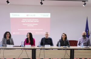 The event entitled "Closer to partners, closer to the labor market: demonstration of simultaneous interpretation by professionals", organized by the Faculty of English Language, was held