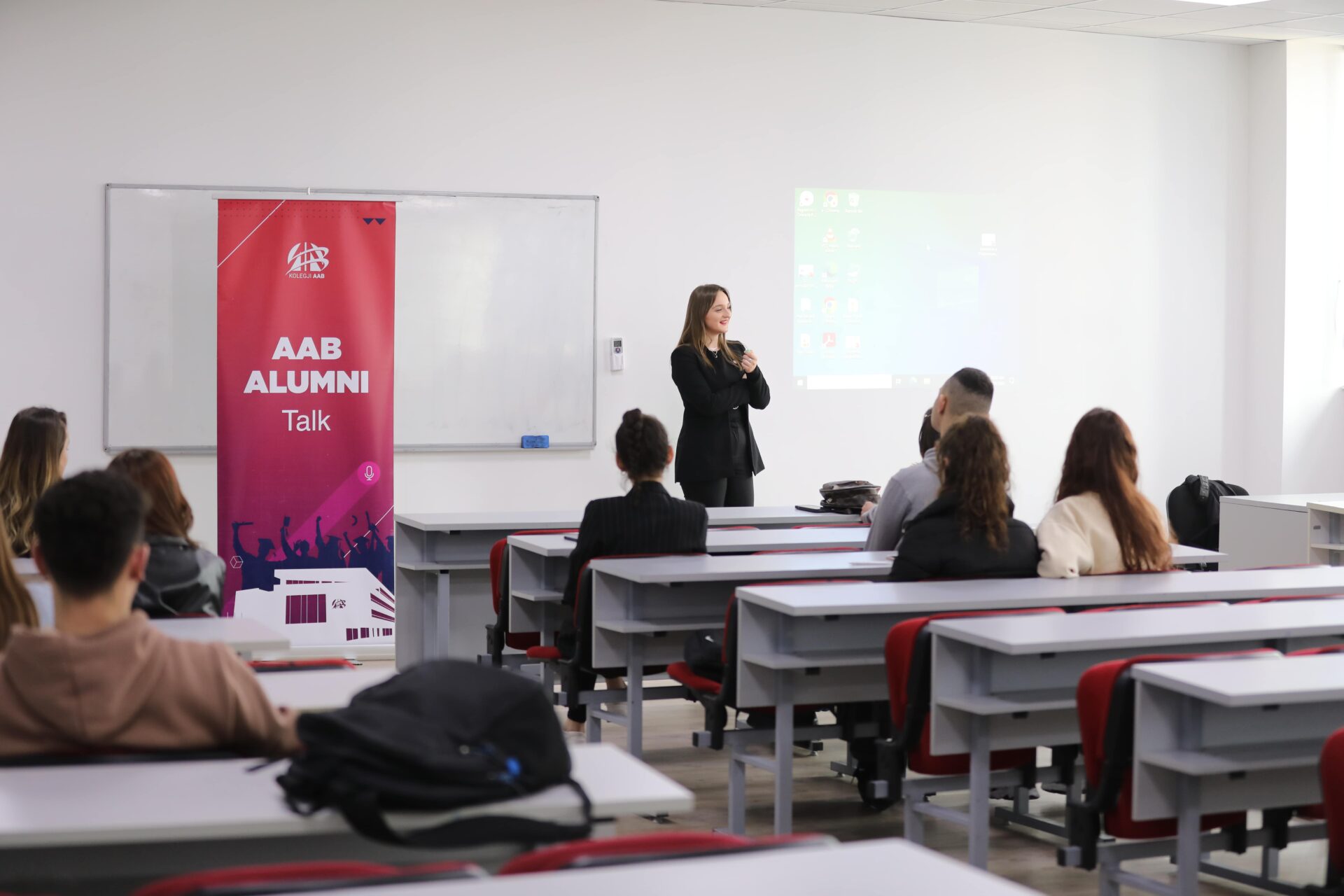 AAB College student shares her story on Alumni Talk, now Communications Officer at the American Chamber of Commerce