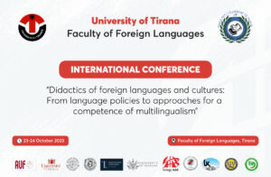 The Faculty of English is a partner in the international conference organized by the University of Tirana