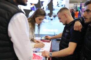 Great interest in AAB College even on the last day of the Education Fair