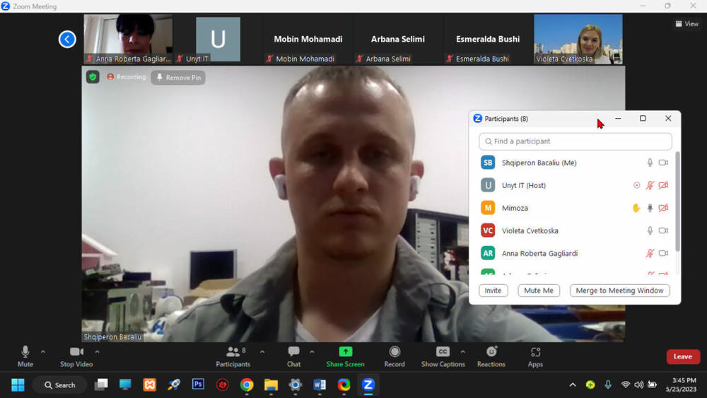The student of the Faculty of Computer Sciences publishes the scientific paper and presents it at the International Conference in Tirana