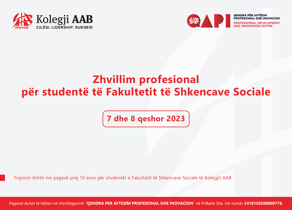 QAPI and the Faculty of Social Sciences organize trainings on June 7 and 8