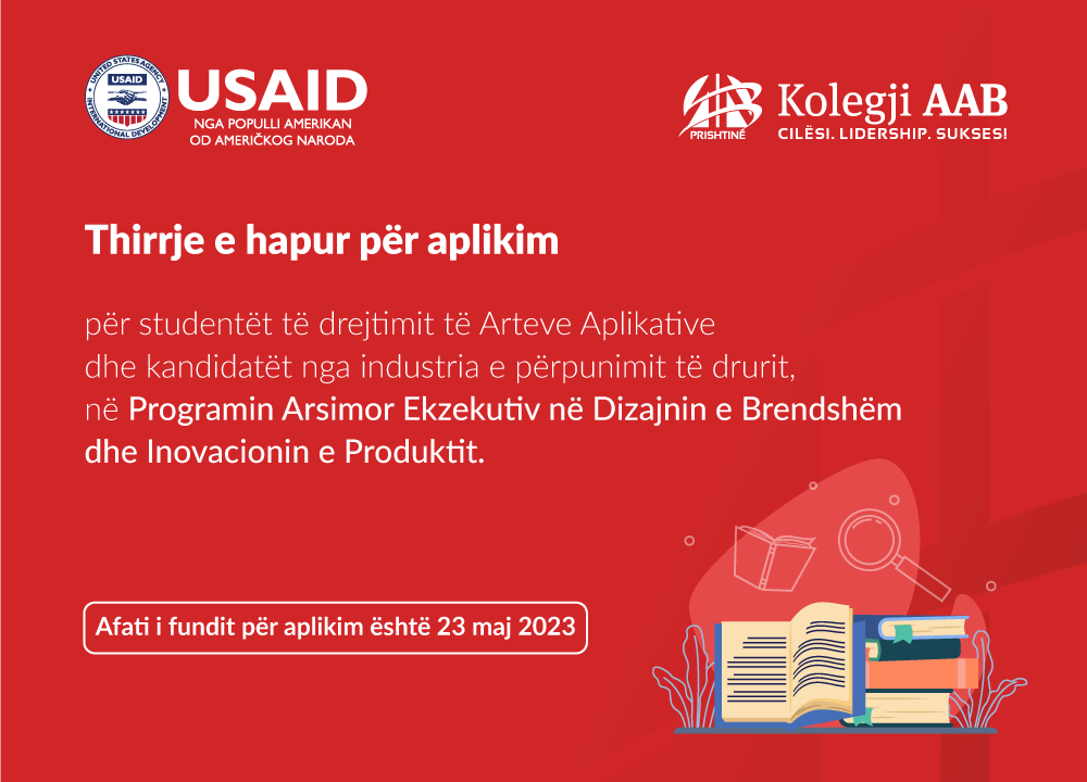 Open call for AAB College students to apply to the Executive Education Program in Interior Design and Product Innovation