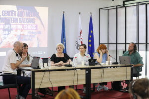 At the AAB College, a panel discussion is held on the topic "Violence, gender and media in the Balkans"