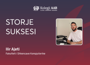 Ilir Ajeti, in addition to his studies at the Faculty of Computer Sciences, is employed in a technology company