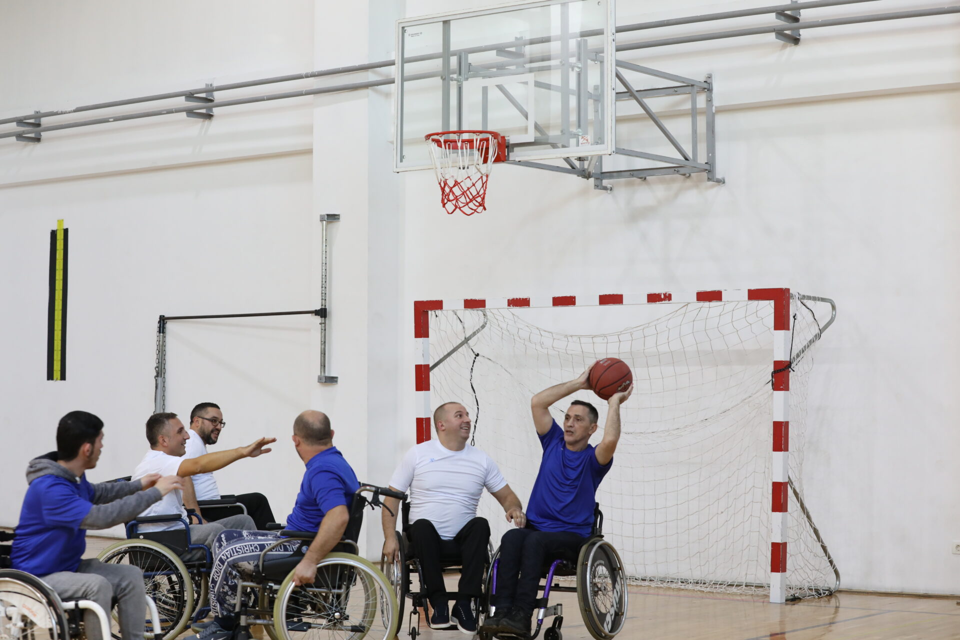 The basketball tournament for people with special needs is held at AAB College