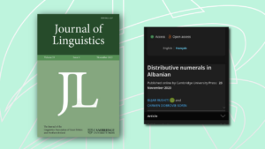 The professor of the AAB College publishes the article in the prestigious journal "Journal of Linguistics"