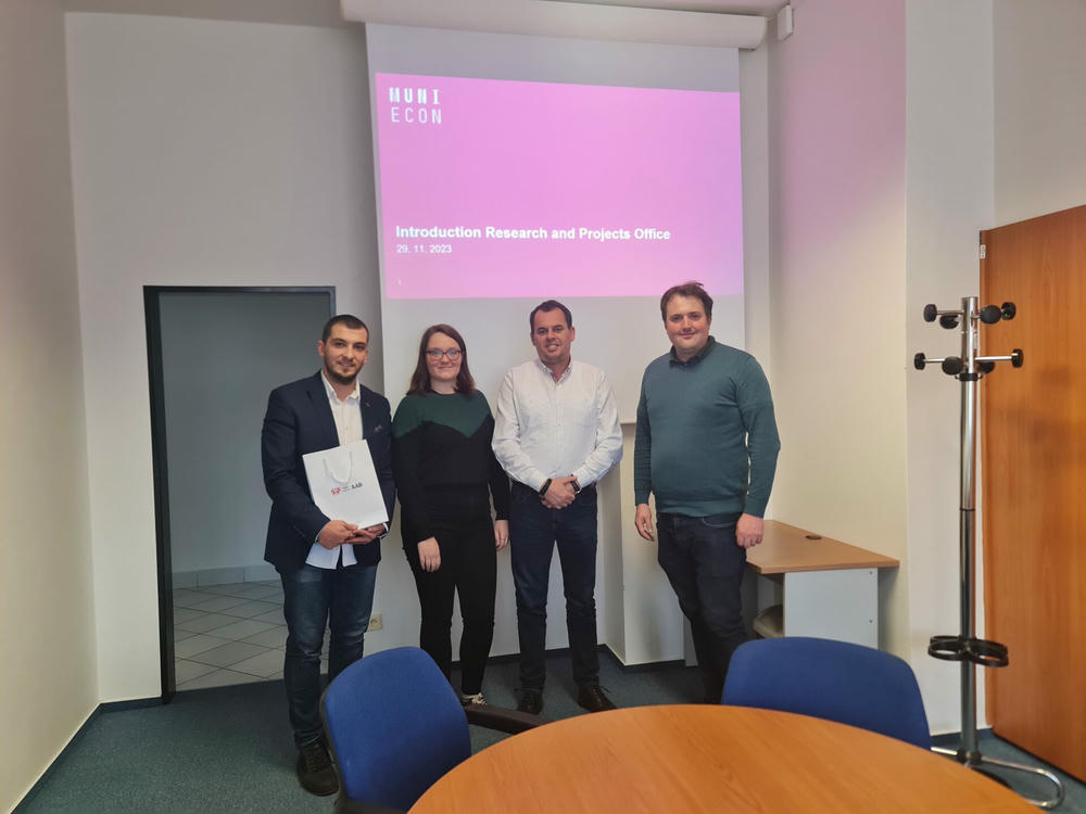 The Dean of Public Administration and Professor Donat Rexha hold the next meetings at Masaryk University