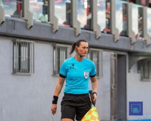 AAB College student as a judge from Kosovo distributes justice in international matches