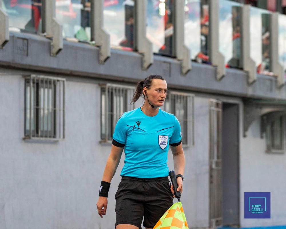 AAB College student as a judge from Kosovo distributes justice in international matches