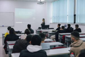 Students of the Faculty of Computer Sciences hold a special lecture on computational linguistics