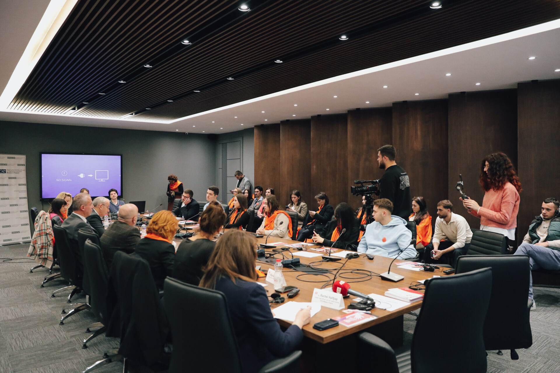 A panel discussion is held within the awareness campaign "16 days of activism against gender-based violence"