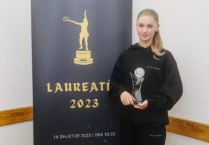 The AAB College student is declared the best tennis player of 2023 in Kosovo