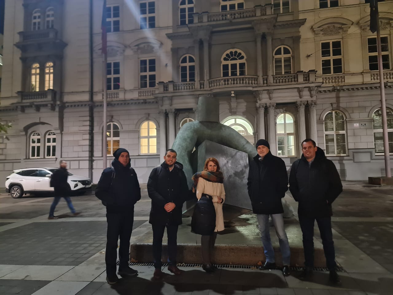 The vice-rector, the deans and the professor of the AAB College hold other meetings in the Czech Republic