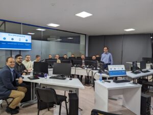 Professor Shefqet Meda from the Canadian Institute of Technology lectures at AAB College