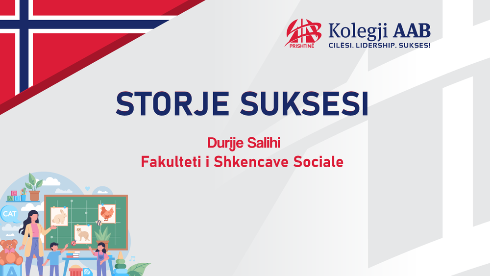 AAB College student Durije Salihi will continue working as an educator in Norway