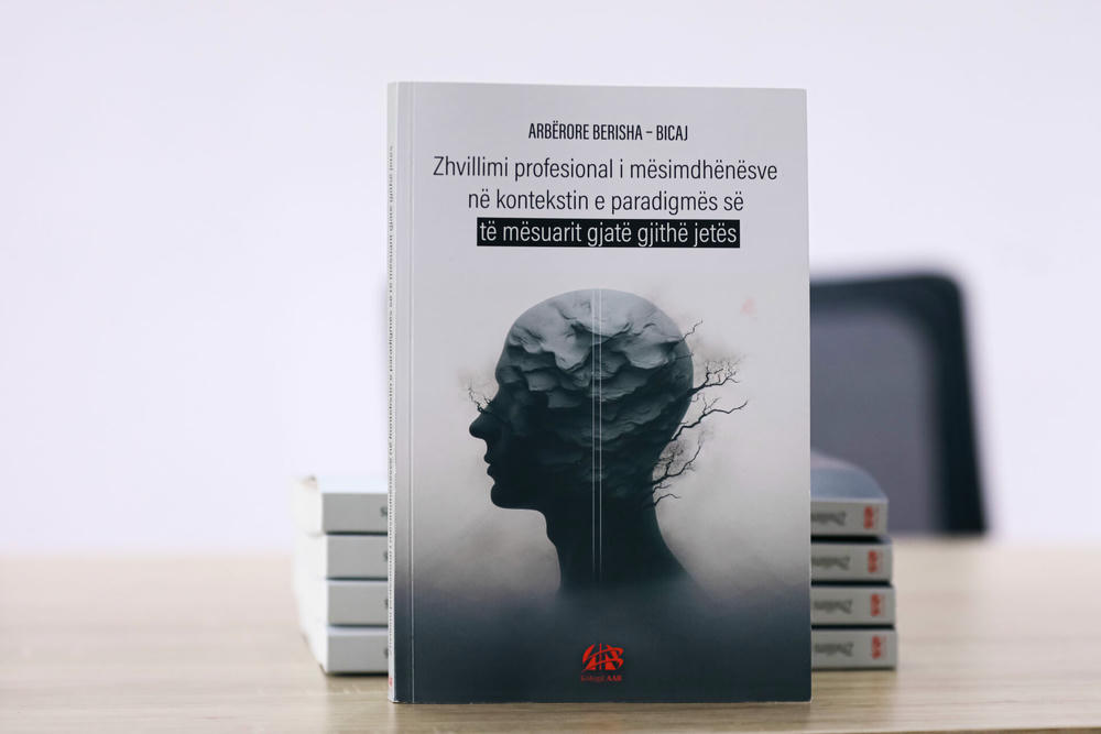 Professor Arbërore Berisha - Bicaj promotes the book "Professional development of teachers in the context of the lifelong education paradigm"