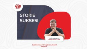 Student Leon Ramadani is employed in the partner company of AAB College "Alexander Chapman"