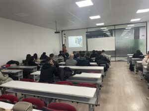 The specialist of Forensic Dentistry gives a lecture to the students of the Faculty of Dentistry