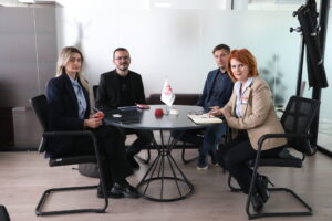 The staff of the AAB College holds a meeting with GIZ representatives