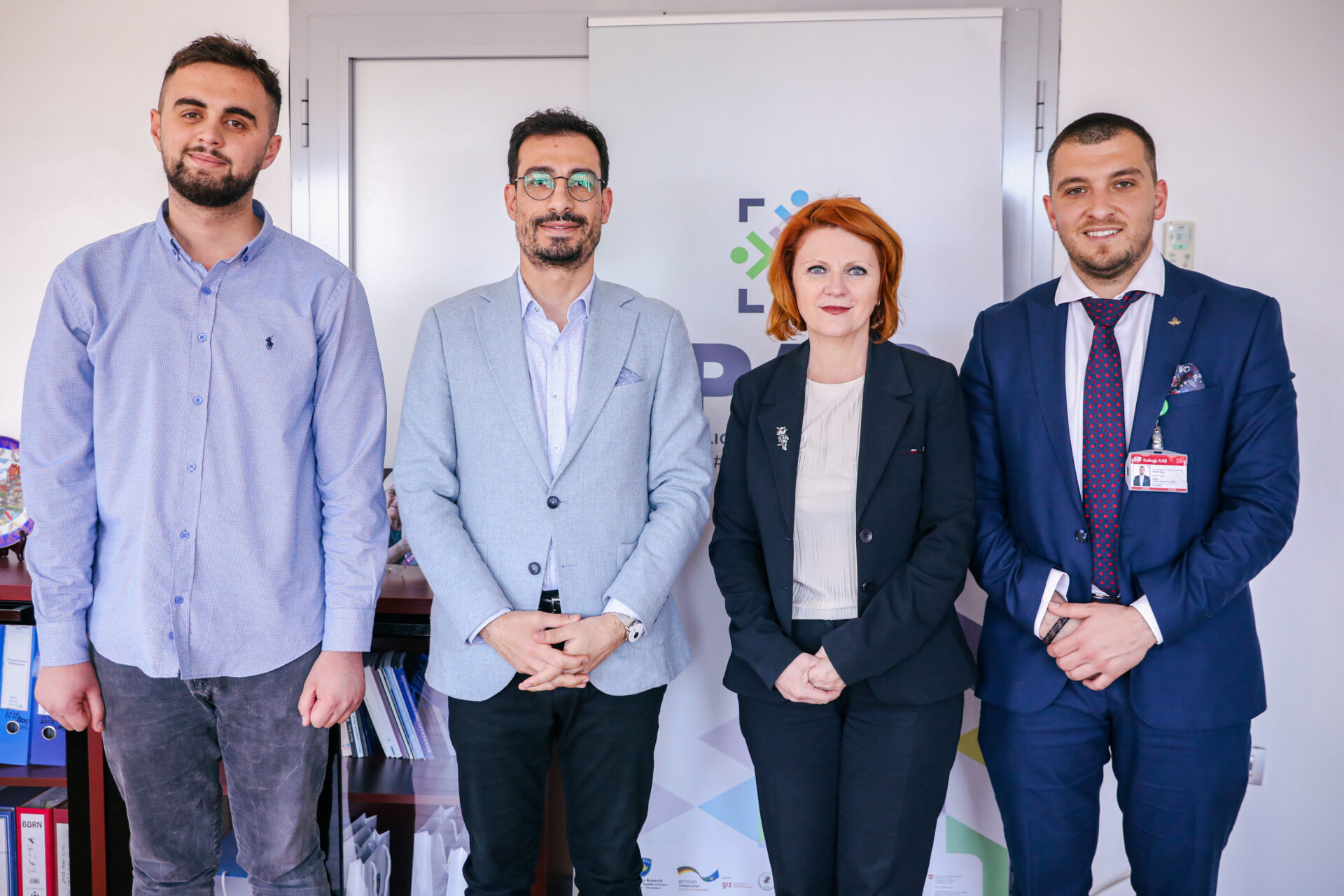 The staff of the AAB College holds a meeting with Mr. Bardhyl Dobren, Deputy Minister of Internal Affairs