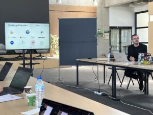 Professor Elida Hadro participates in the preparatory meeting for the "Digital Skills Festival" with AAB College as a partner