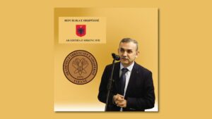 Lulzim Tafa is elected a member of the Academy of Sciences of Albania