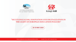 The Faculty of Foreign Languages ​​of AAB College is a partner in the conference organized by the University of Korça on May 30-31