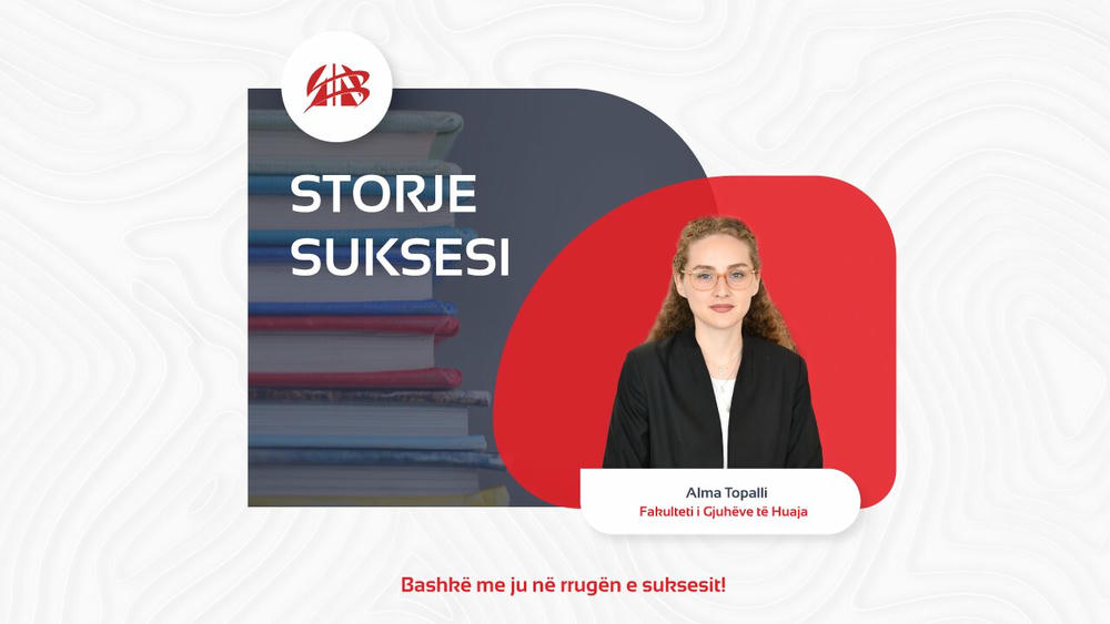 AAB College student Alma Topalli wins scholarship to study PhD at University of Munster