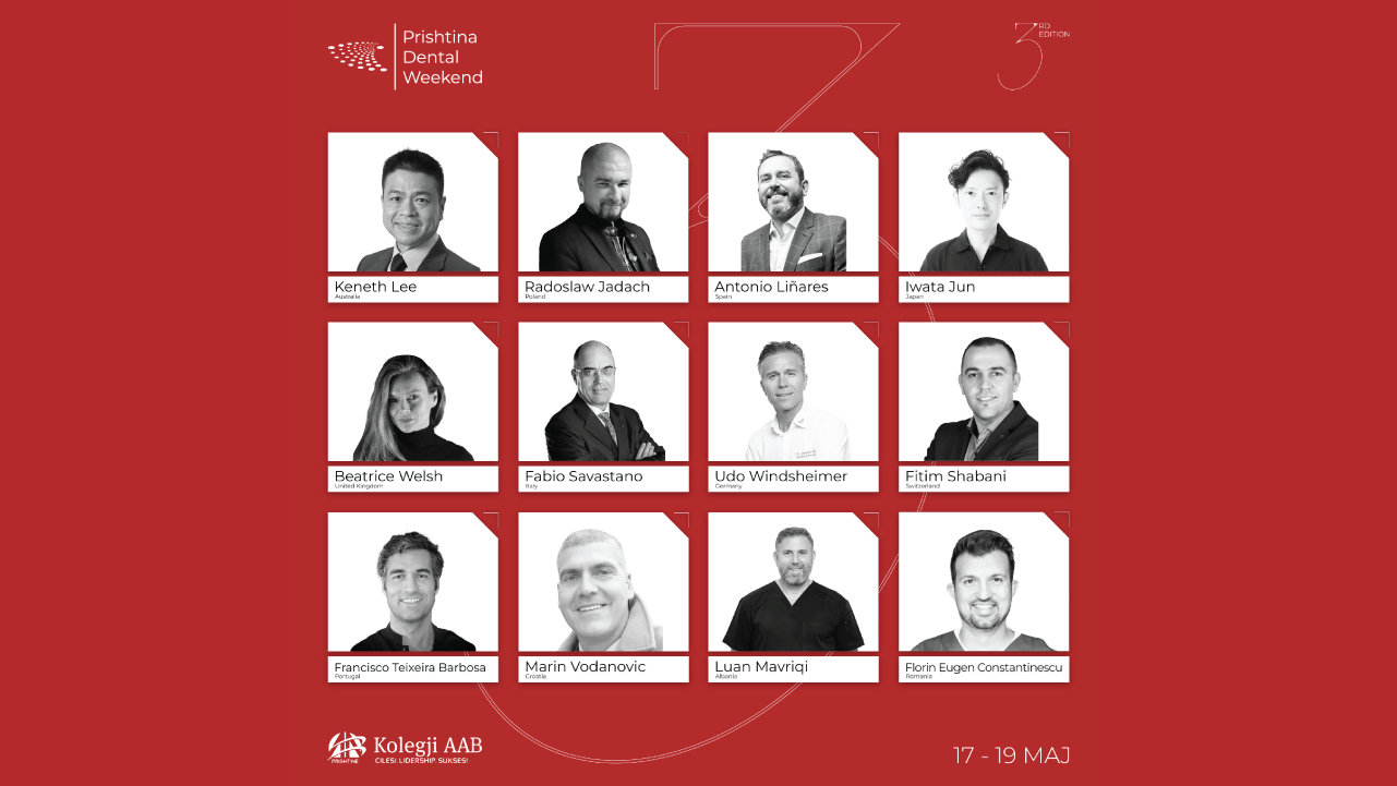 The Faculty of Dentistry organizes the third edition of the International Congress of Dentistry "Prishtina Dental Weekend"