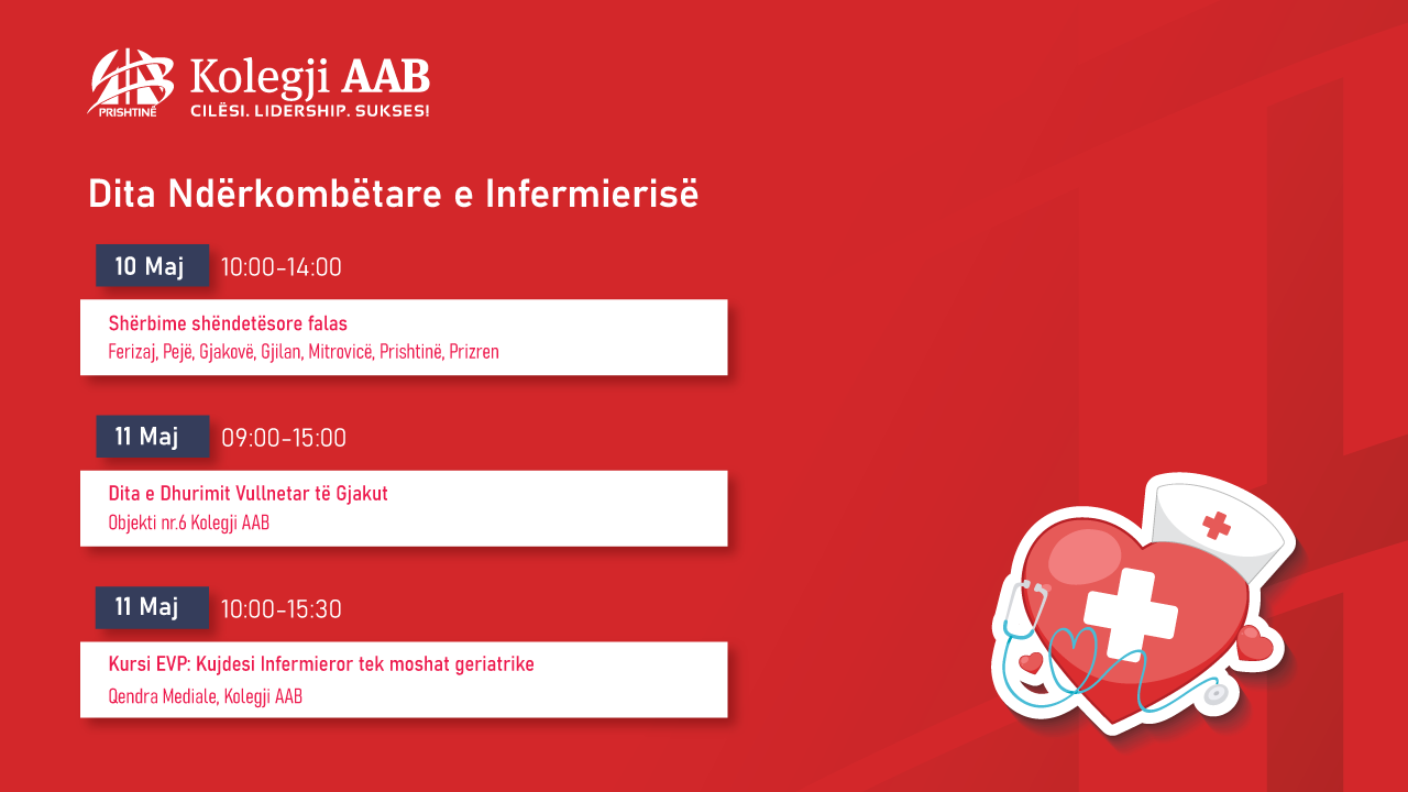 The Faculty of Health Sciences organizes activities for the International Day of Nursing on May 10 and 11