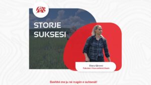 Student of the Faculty of Mass Communication Diana Gjinovci is employed as a photographer in Belgium