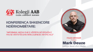 Eminent communications scholar Mark Deuze, keynote speaker at the AAB conference