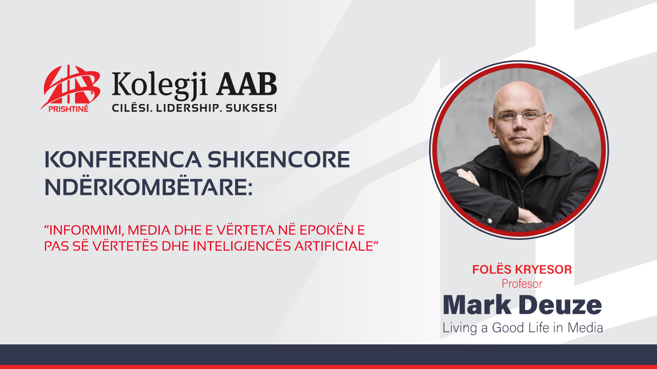 Eminent communications scholar Mark Deuze, keynote speaker at the AAB conference